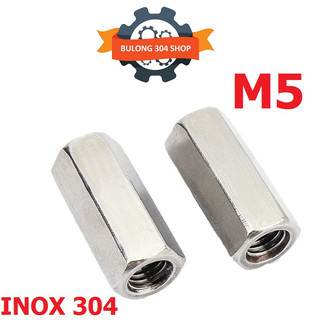 Ống nối ty ren nối thanh ren lục giác inox 304 size m5