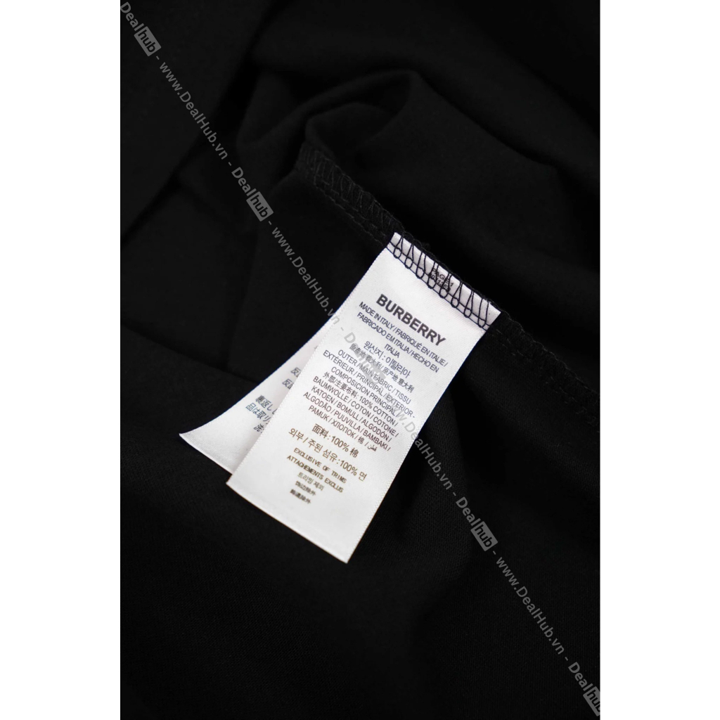 Áo thun Bur.berry LOVE print T-shirt Black