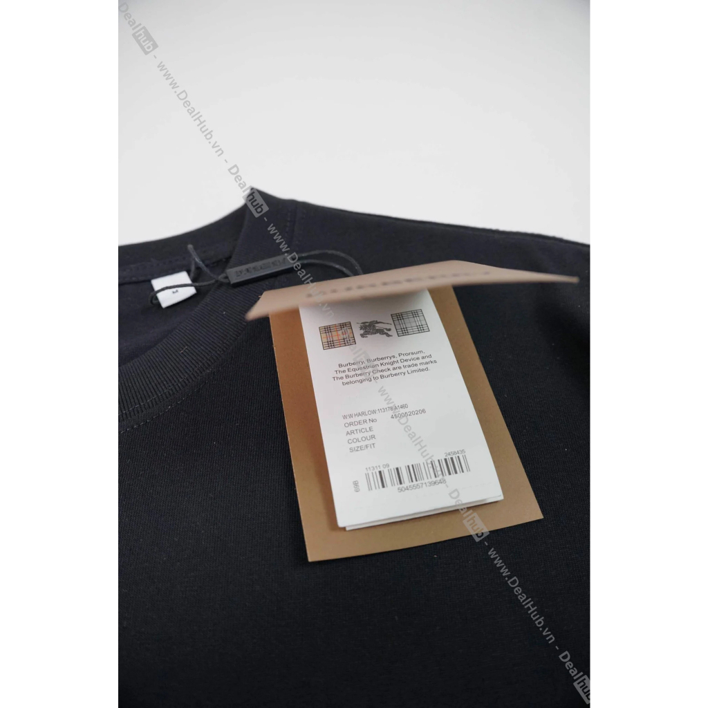 Áo thun Bur.berry LOVE print T-shirt Black