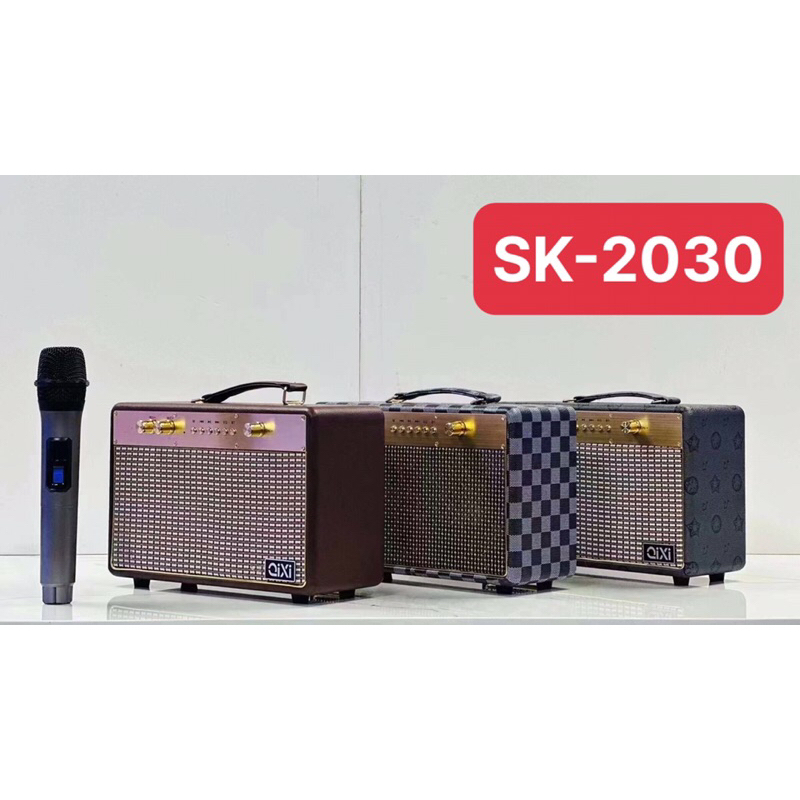 Loa Karaoke Bluetooth Xách Tay Di Động,Tặng Kèm 2 Micro Không Dây