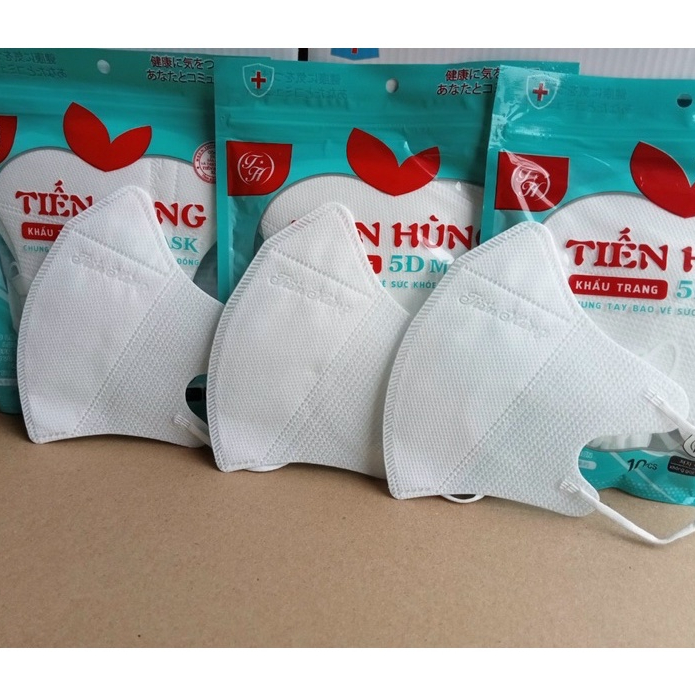 Thùng 100 Cái Khẩu Trang 5D MASK Cho Người Lớn ,5D Công Nghệ Nhật Bản-Khẩu Trang 5D Cao Cấp Tiến Hùng