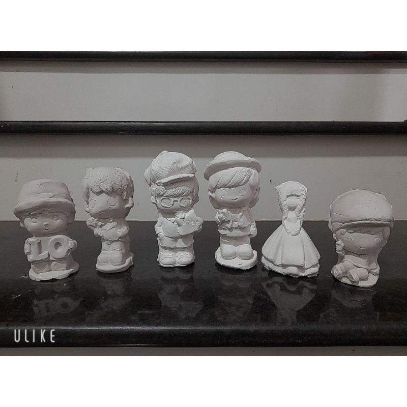 Tượng thạch cao tượng tô màu 7cm đến 10cm