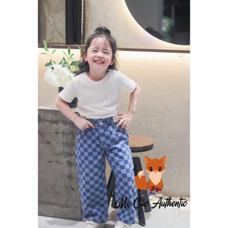 Quần bò suông cho bé gái H&M Auth