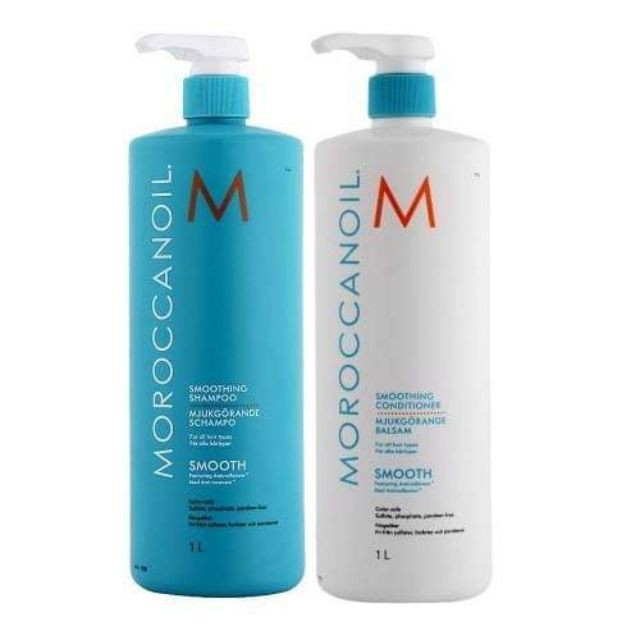 MOROCCANOIL - Cặp Dầu Gội Dầu Xả Dưỡng Ẩm Sâu Phục Hồi Tóc Hư Tổn MOROCCANOIL 1000ml