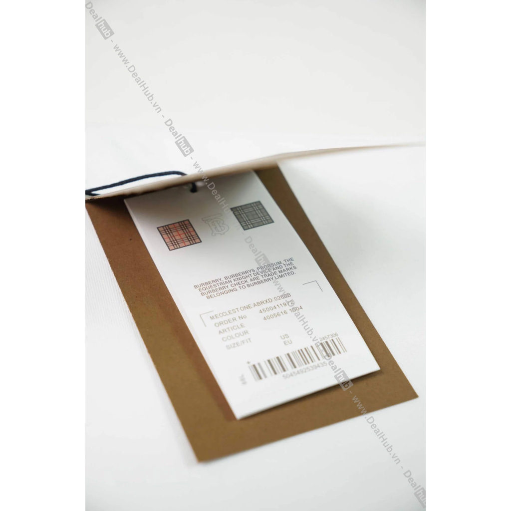 Áo Thun Cổ Tròn Bur.berry London England Cotton Cao Cấp Luxury .