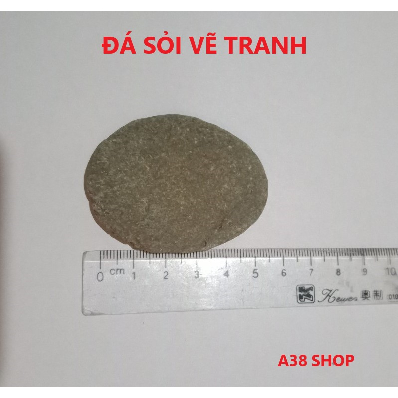 Đá sỏi vẽ tranh loại dẹt từ 3-6 cm  giá 25000 đ/1kg