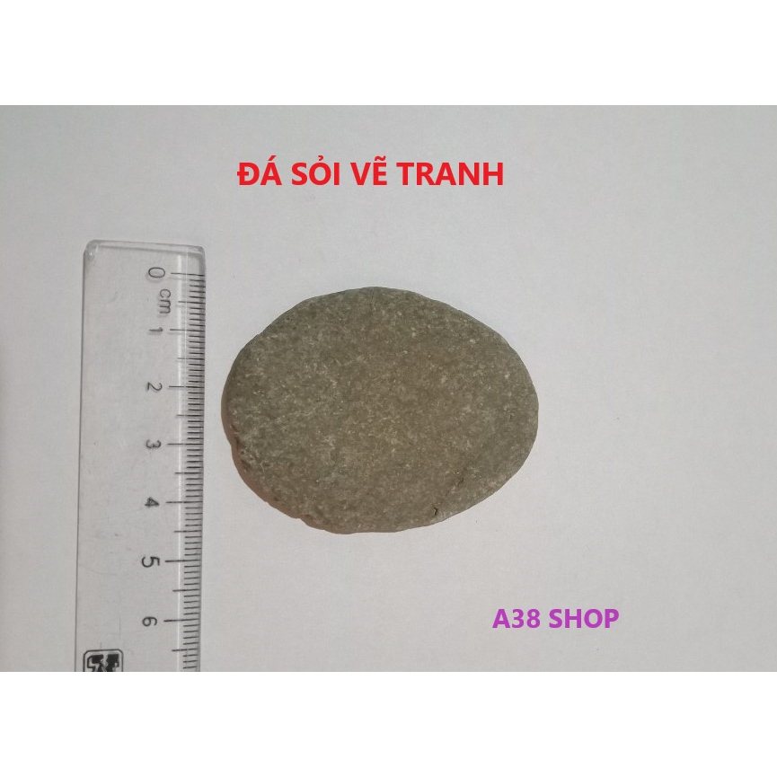 Đá sỏi vẽ tranh loại dẹt từ 3-6 cm  giá 25000 đ/1kg