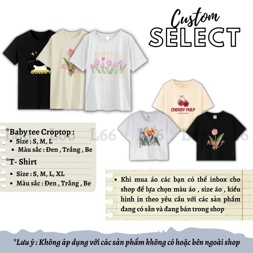 Áo đôi nam nữ local brand croptop L66 from rộng baby tee unisex Tay Ngắn thun phông A072 | BigBuy360 - bigbuy360.vn