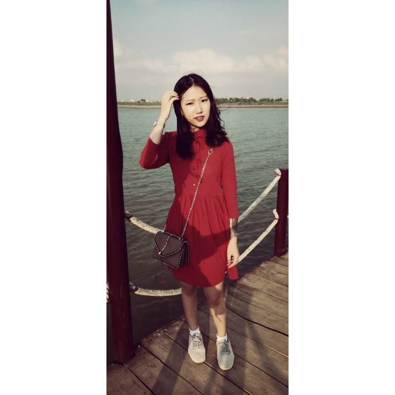 Đầm thêu vintage