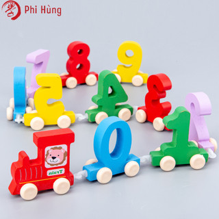 Đoàn tàu số đếm ô tô cho trẻ em học nhận biết chữ cái và con số - đồ chơi giáo dục cho trẻ