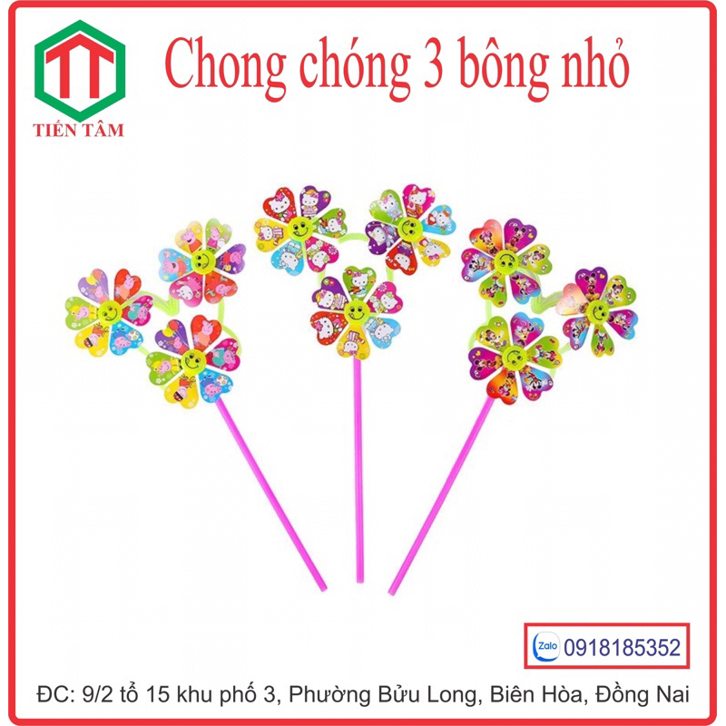 Chong chóng 3 bông nhỏ, dành tặng bé yêu. ❤