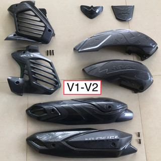 Combo phụ kiện xe NVX ốp carbon hàng loại I