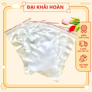 Đủ size - 1KG Túi Zipper chỉ đỏ đủ size ( Túi Ziplock )| Túi kéo khóa miệng| Túi Dày, Dai, Dẻo