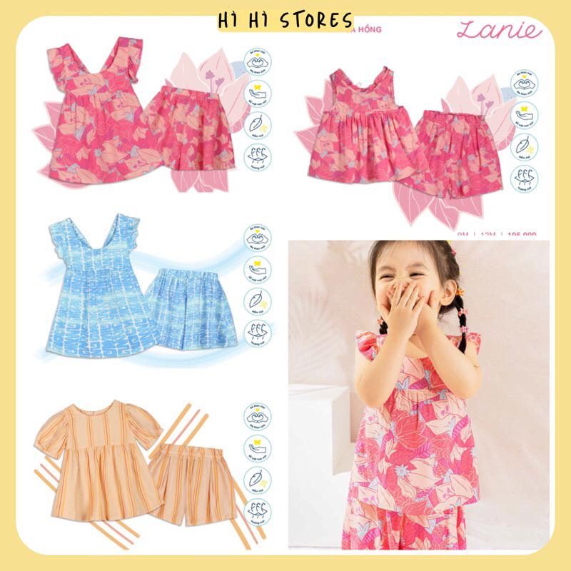 Bộ ba lỗ lanh cho bé gái SS23