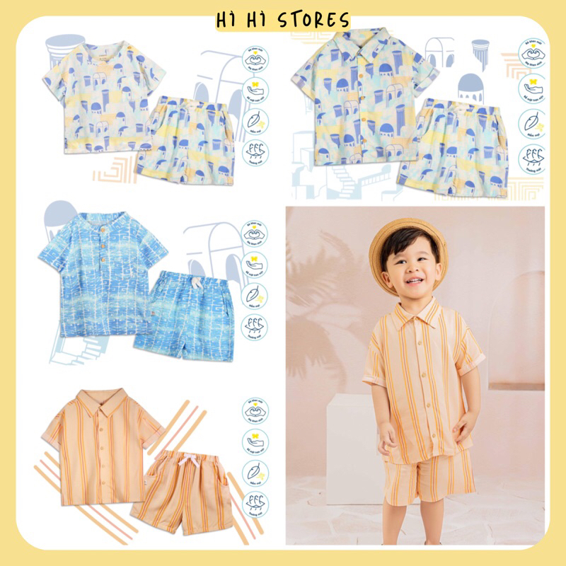 Bộ cộc lanh cho bé trai SS23