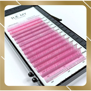 Hồng Nhạt - Mi Lụa Màu Classic 0.07 Mix Size (14 line)