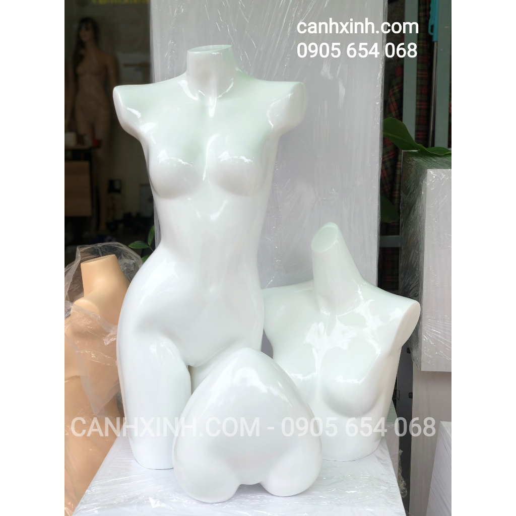 Manocanh Nữ Mặc Bikini/ Đồ Lót Màu Da, Trắng