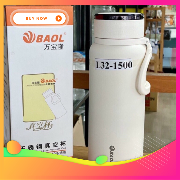 Bình giữ nhiệt L32 cao cấp dung tích 800ml - 1000ml - 1200ml - 1500ml Nano Tech 2077