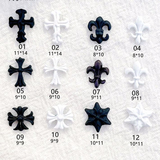 Phụ kiện nails charm chữ thập nail,charm thánh giá trang trí móng