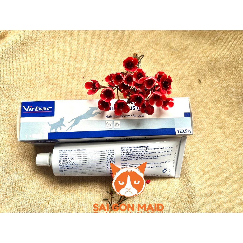 1 Tuýp Nutri plus-Gel dinh dưỡng cao cấp dành cho chó mèo