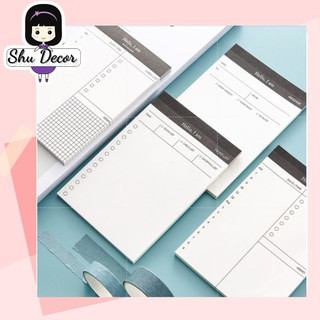 Giấy note To do list - Daily schedule - Checklist