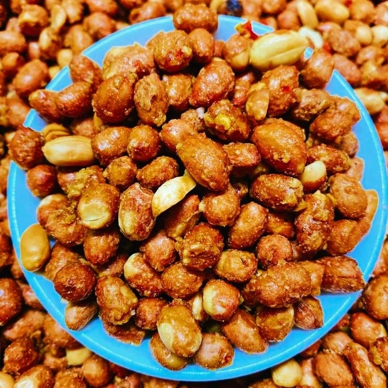 500gr Đậu phộng rang tỏi ớt loại 1 giòn ngon đậm vị Ăn chay được