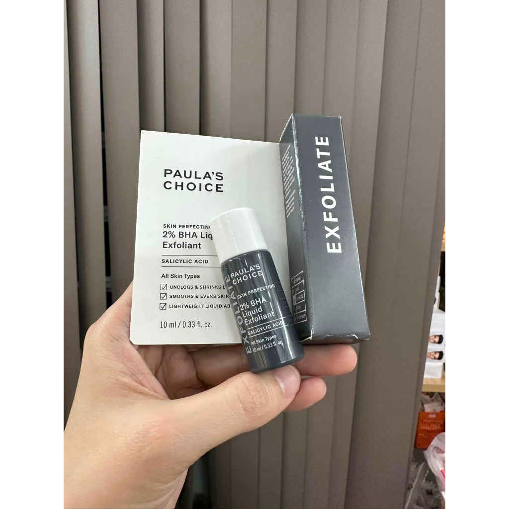 [Minisize 10ml - 30ml] Dung dịch tẩy da chết Paula 2% BHA  Liquid