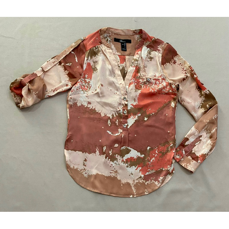 (A1486) Áo sơ mi satin lụa Nino.maxx (Size S, M) - Thanh lý vnxk