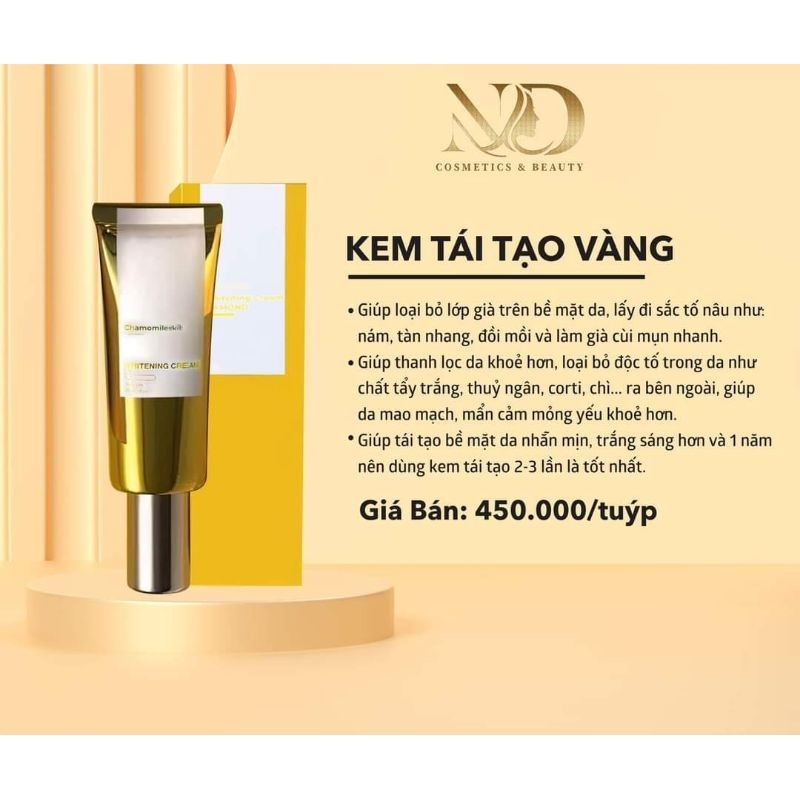 Kem tái tạo chamomileskill kèm quà tặng