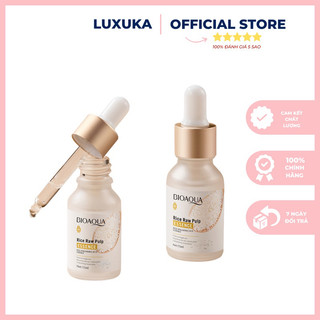 Serum dưỡng ẩm cám gạo Bioaqua Tinh chất cấp ẩm HA sáng da ngừa mụn Luxuka BA18