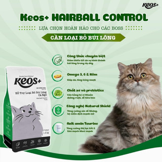 350gr Hạt Keos+ chức năng Ngừa Sỏi Thận và Tiêu Búi Lông cho mèo