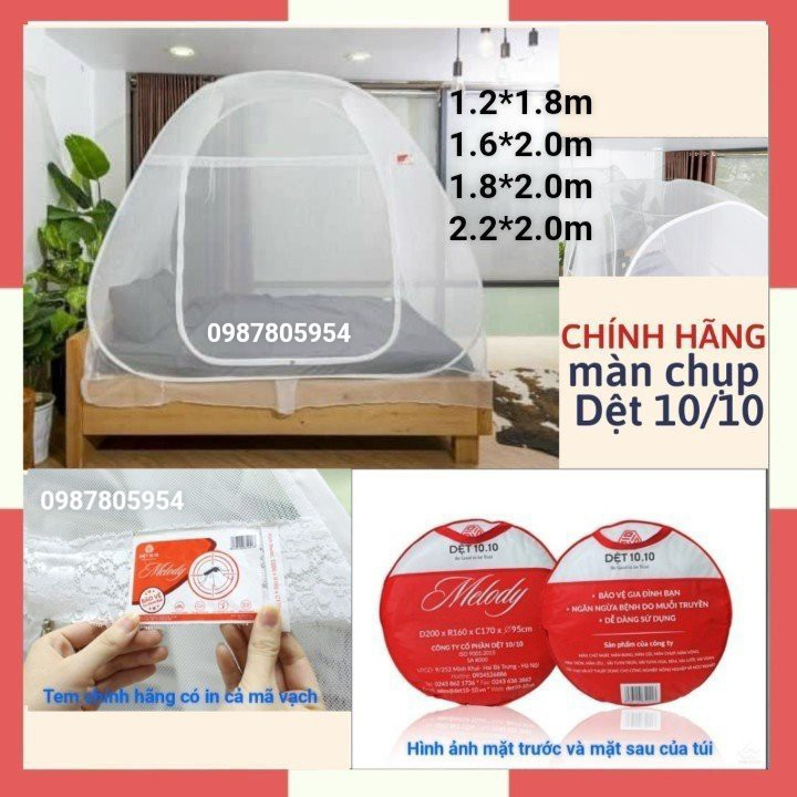 Màn Chụp Tự Bung, Mùng Chụp Tự Bung Dệt 10/10