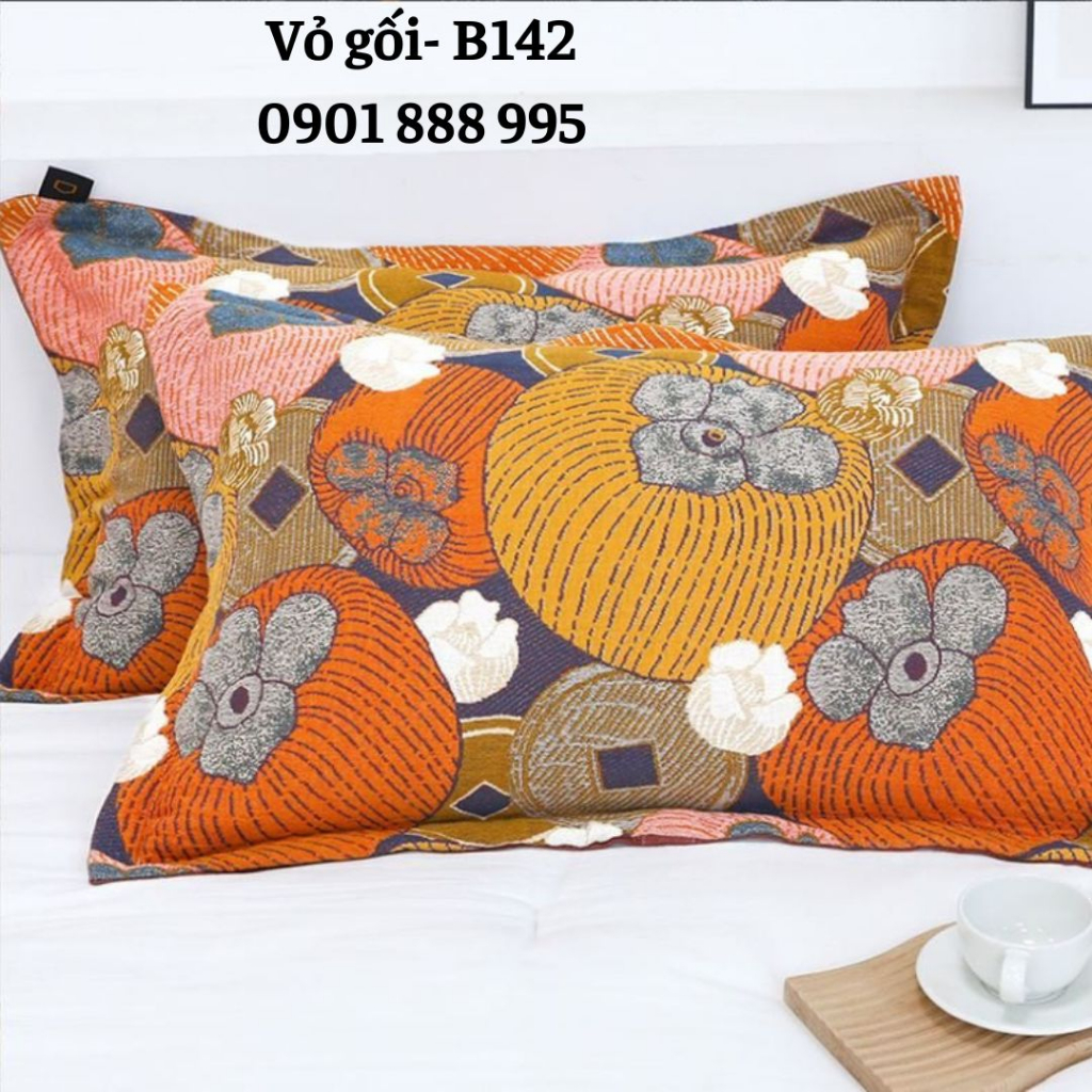 Vỏ Gối Xô Organic Cotton Phong Cách Nhật Bản - Mã Y3
