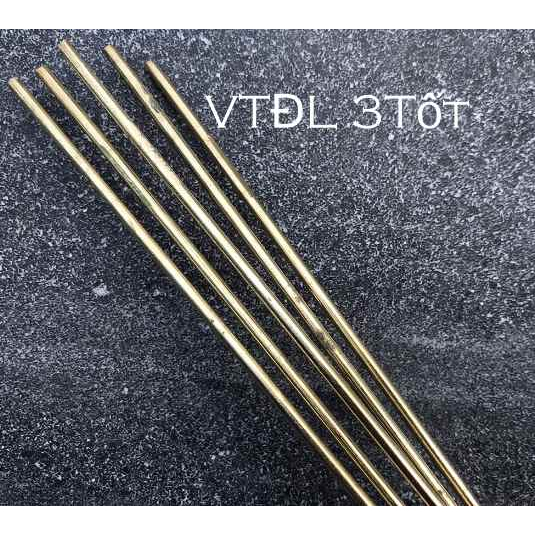 Que hàn đồng thau tròn