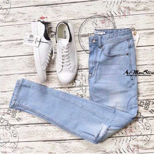 Quần Jean Nam Dài ALLEN STORE, Jean Cao Cấp, Vải Cotton Co Giãn Mạnh, Dày Dặn,Phom Body AL2000