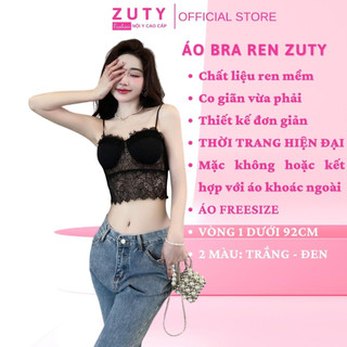 Áo Bra Nữ Nội Y Cao Cấp Ren Hoa Gợi Cảm Đệm Mút Mỏng Không Gọng Thoáng Mát LAURIEL 2206