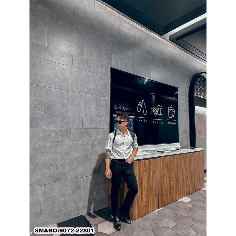 Áo sơ mi trắng nam cộc tay MCQ thêu dây đai đen khoá cài hai vai phong cách công tử vải cotton cao cấp SMC20P