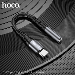 Cáp chuyển đổi type-c sang 3.5 dây bọc dù hoco ls33