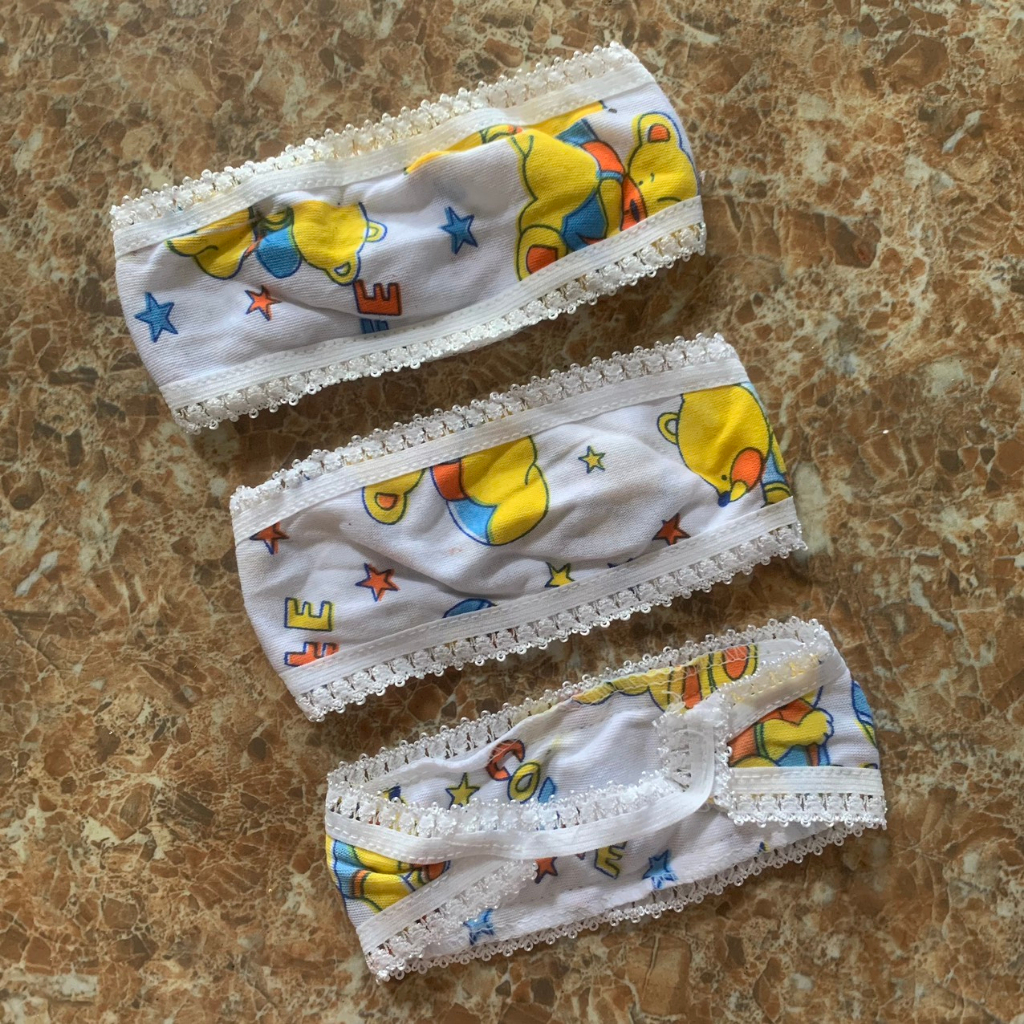 Che thóp hình gấu sơ sinh cotton mềm co giãn tốt CSSX VINH BAN