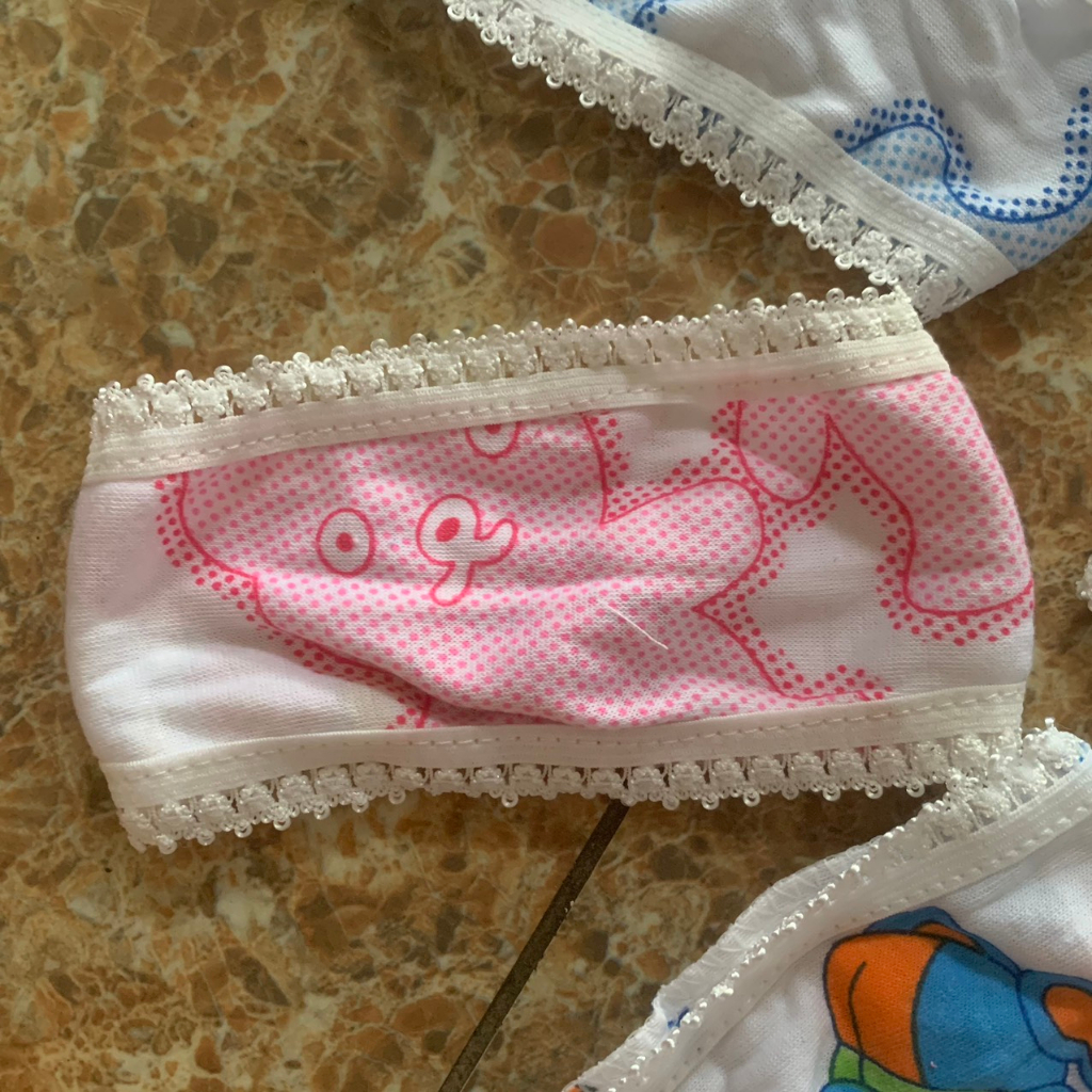 Che thóp hình gấu sơ sinh cotton mềm co giãn tốt CSSX VINH BAN