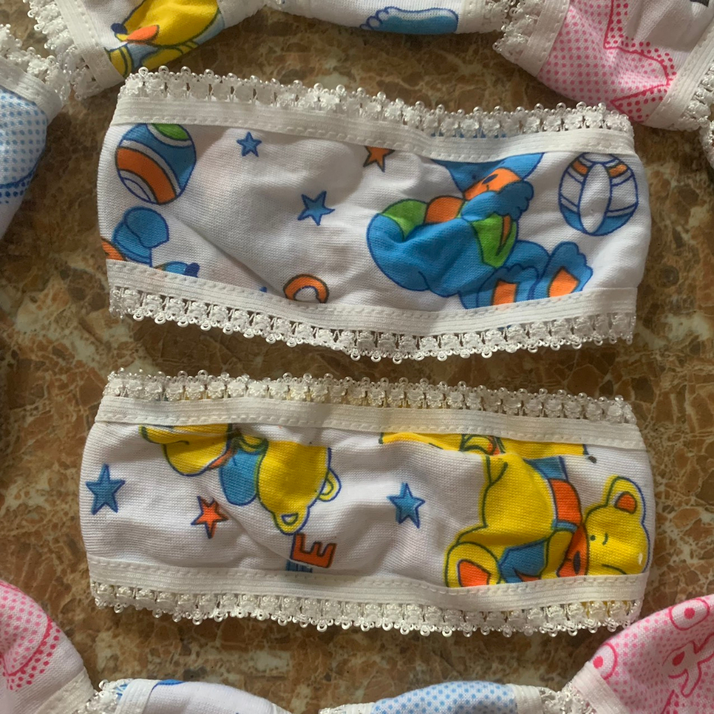 Che thóp hình gấu sơ sinh cotton mềm co giãn tốt CSSX VINH BAN