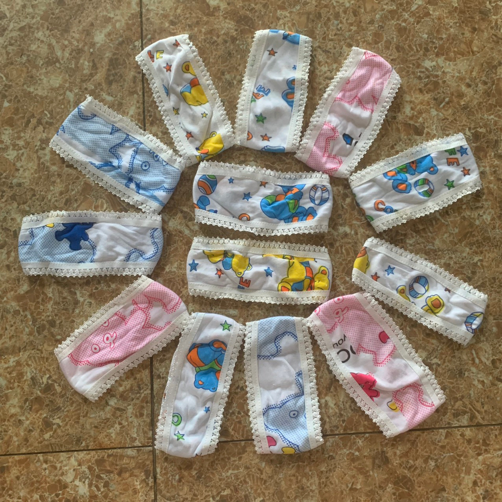 Che thóp hình gấu sơ sinh cotton mềm co giãn tốt CSSX VINH BAN