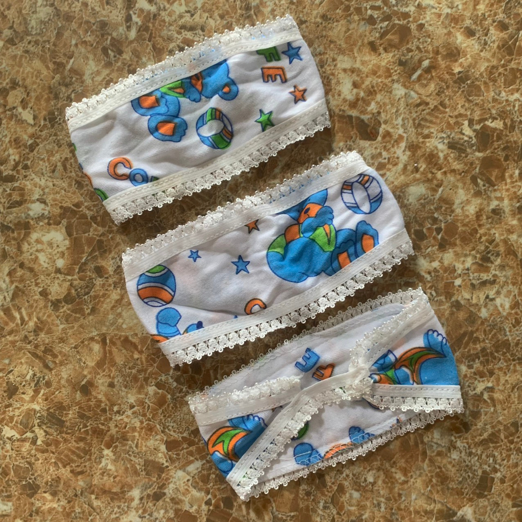 Che thóp hình gấu sơ sinh cotton mềm co giãn tốt CSSX VINH BAN