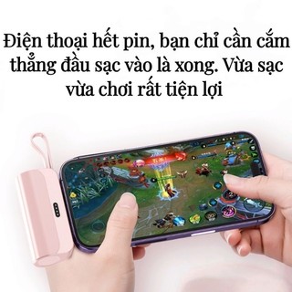 Pin Sạc Dự Phòng mini 5000mAh siêu nhỏ
