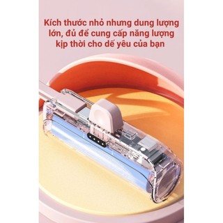 Pin Sạc Dự Phòng mini 5000mAh siêu nhỏ