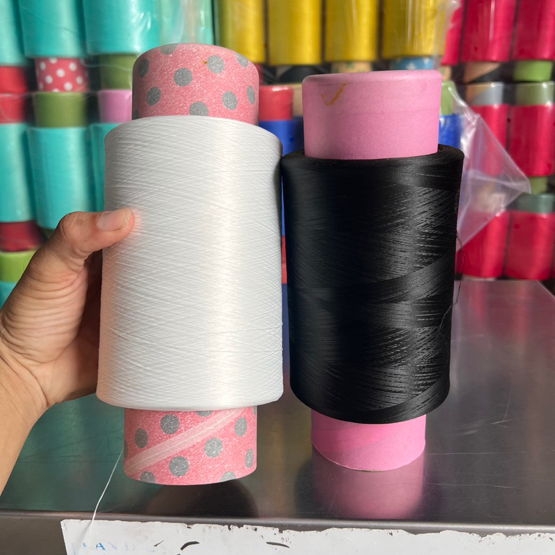 Tơ vắt sổ trắng đen 150 hàng loại 1
