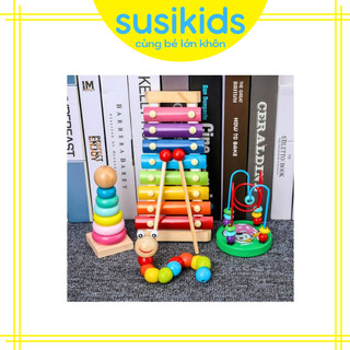 Đồ chơi gỗ thông minh phát triển tư duy cho bé - đồ chơi gỗ Montessori SUSIKIDS