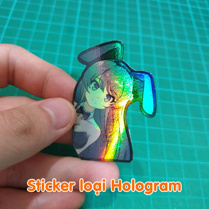 Sticker Hologram Arya Bàn Bên Thỉnh Thoảng Lại Trêu Ghẹo Tôi Bằng - Dán trang trí mũ bảo hiểm, vali, điện thoại, laptop