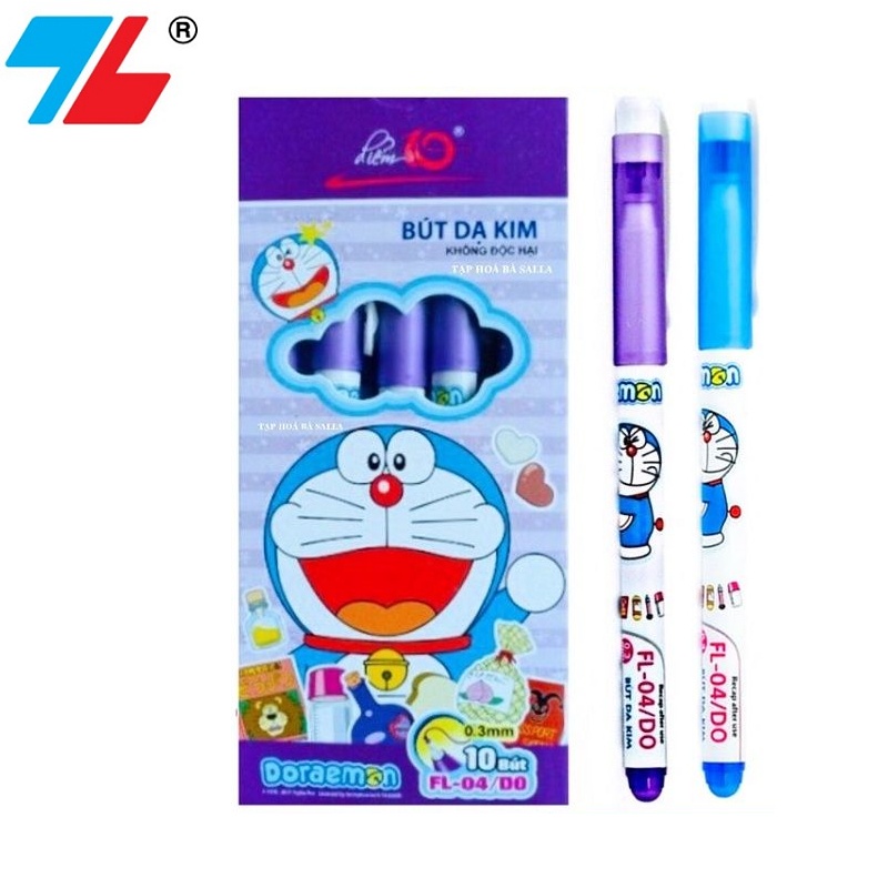 Bút lông kim Thiên Long Beebee FL-04 / Doraemon FL-04/DO / Bút dạ kim FL04 / FL04/DO nét 0.3mm