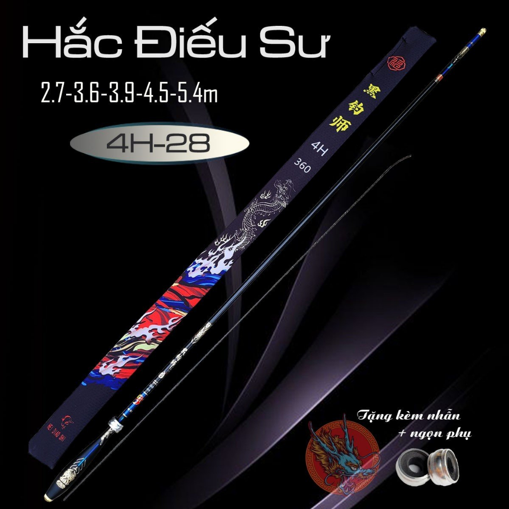 Hắc Điếu Sư 4H  phôi carbon Xpipal , Tặng kèm nhẫn và ngọn